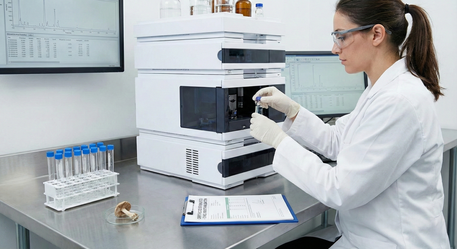 Rigorous third-party batch testing of TYGRON Tiger Milk Mushroom for heavy metals, microbial purity, and beta-glucan content